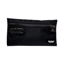 Money Bag with Lock  Zipper 11 x 6 Inch  Small Deposit Pouch, Travel Money ...