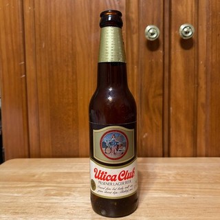 Utica Club Pilsner Lager Beer Long Neck Beer Bottle Dated 1971 Utica NY
