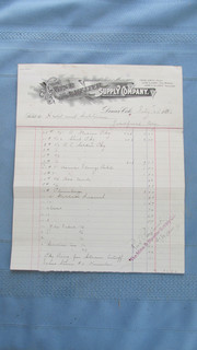 1896 Denver Colo. Mine & Smelter Supply Bill Hall & Sullivan Goldfield Arizona
