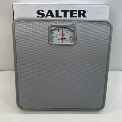 Salter 433 SVDR mechanische Personenwaage, gut ablesbares Zifferblatt, silber