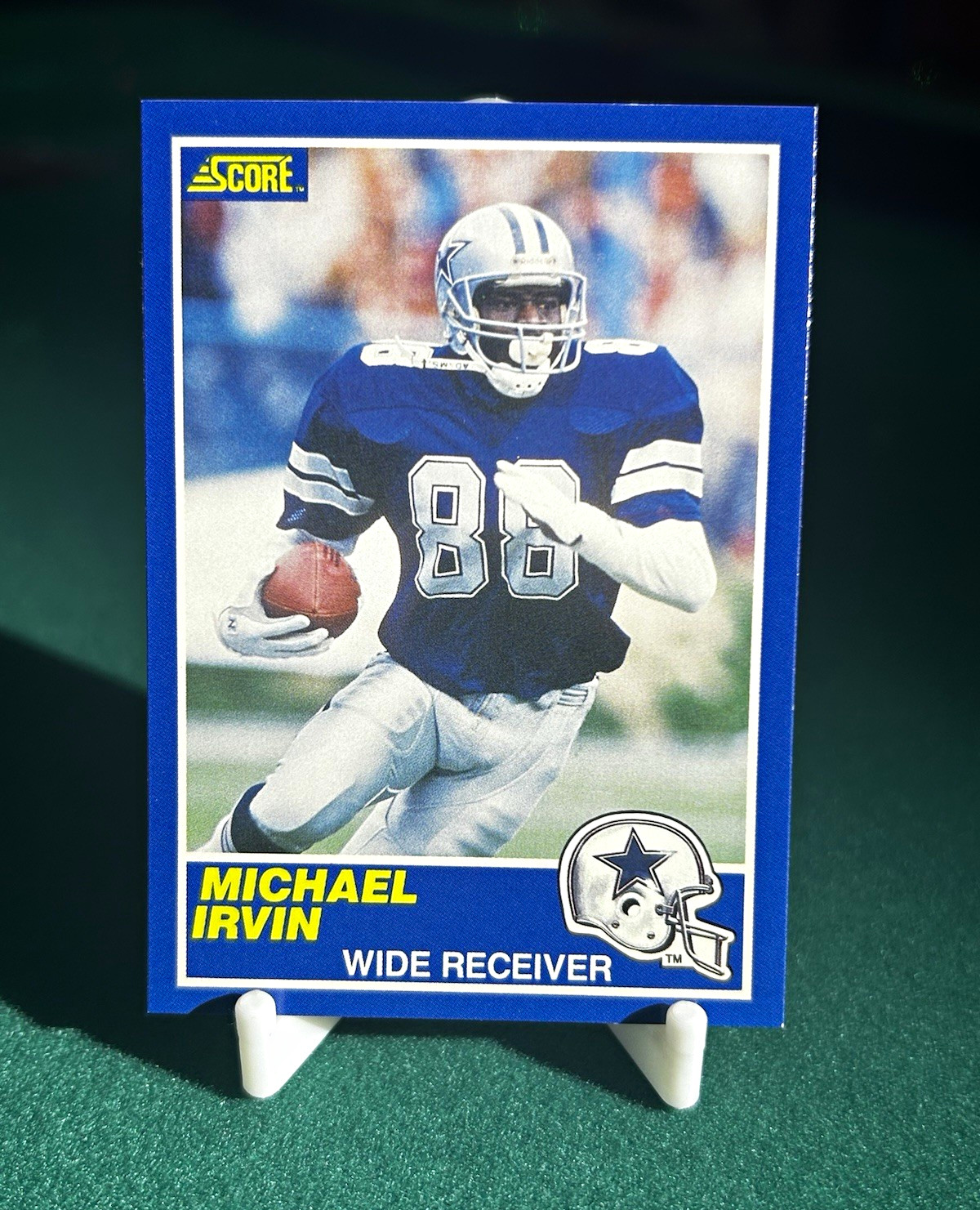 Score 1989 Michael Irvin Dallas Cowboys Base Rookie Card #18
