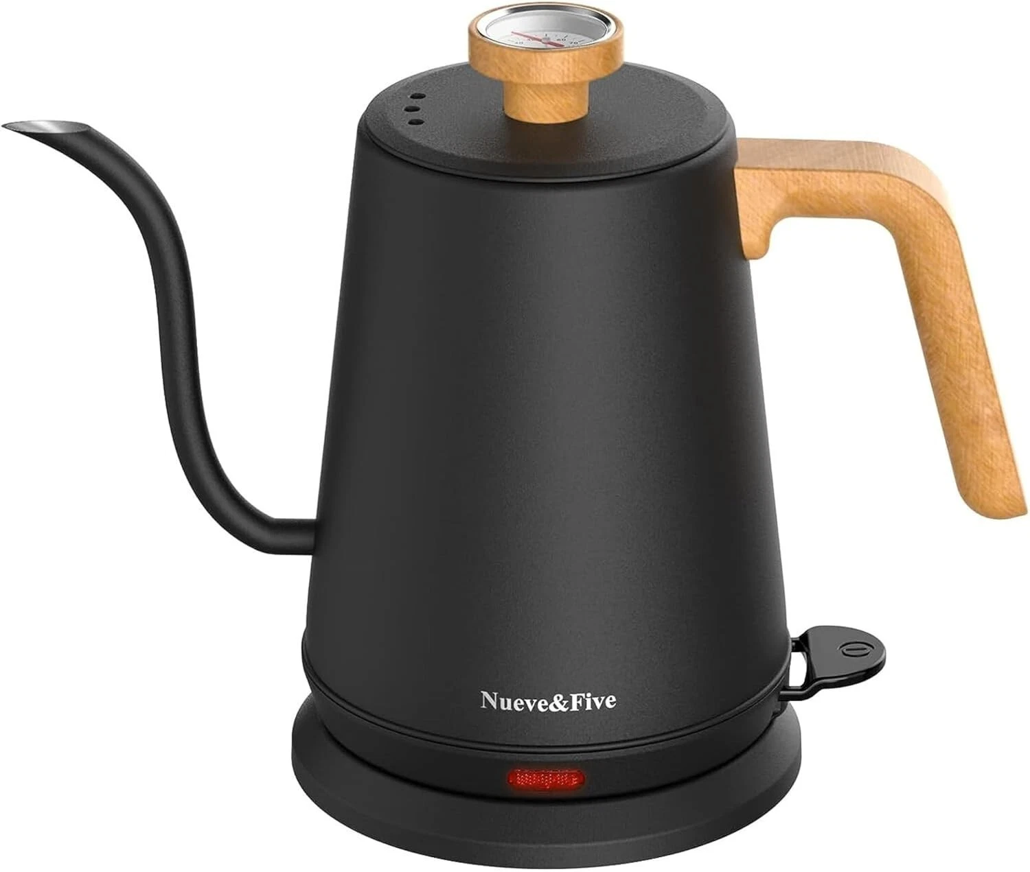 1000W Gooseneck Electric Kettle w/Thermometer Electric Kettle 1L Auto Shut-Off