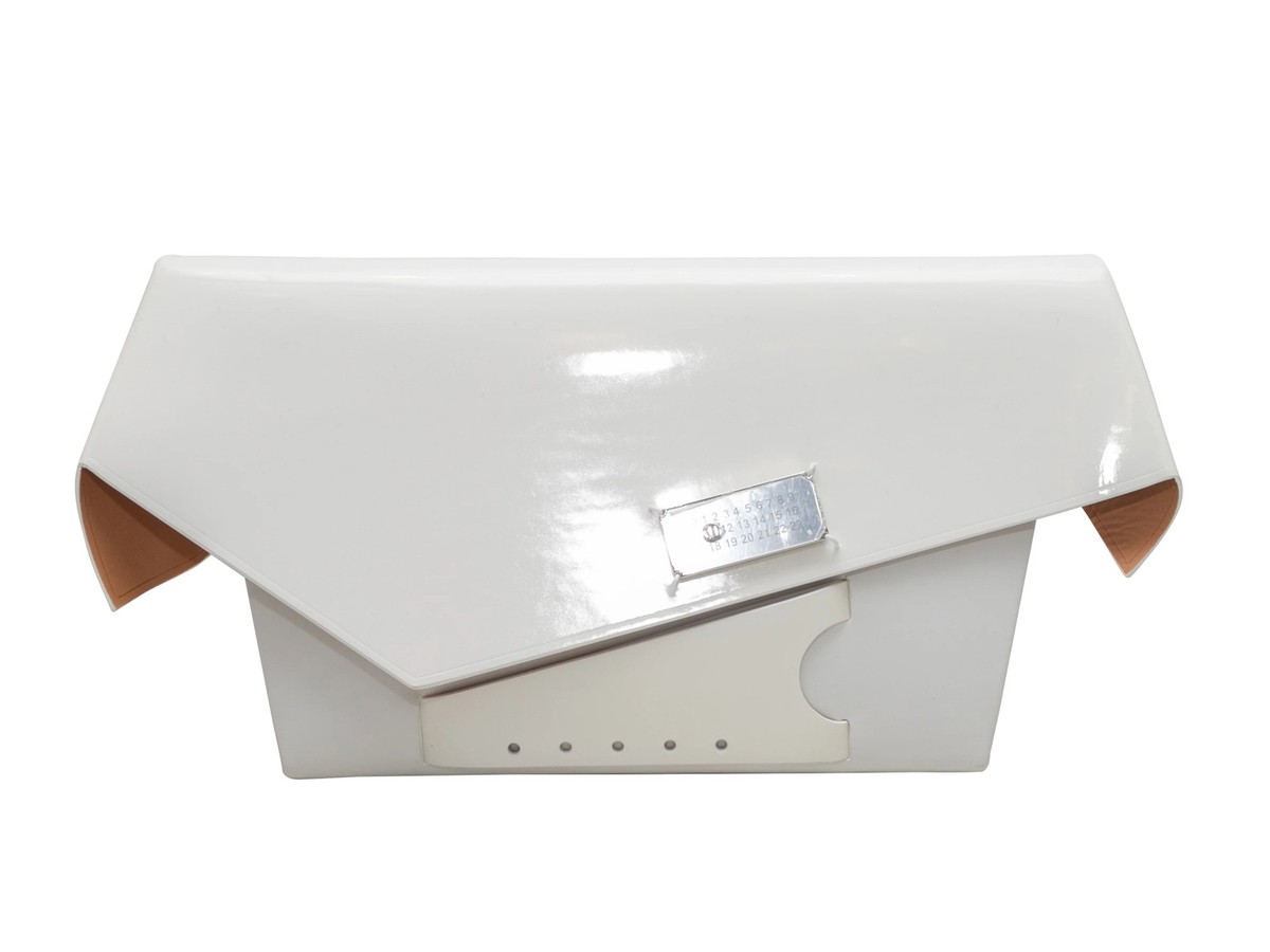 White Maison Margiela Snatched Classique Shoulder Bag View 2