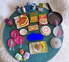 18" Doll Our Generation Accessory Lot - Kitchen Food Drinks Pots Pans and More