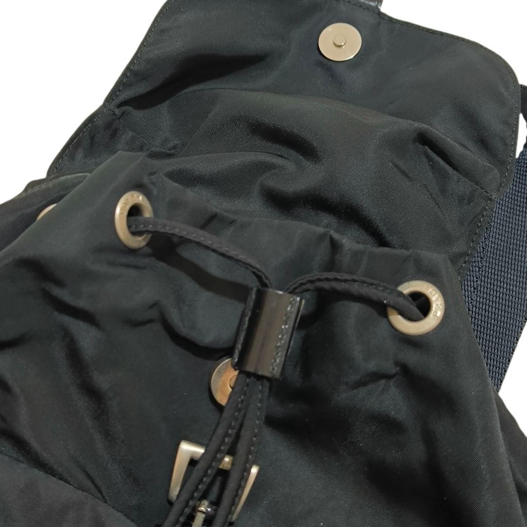 PRADA Mini Nylon Backpack Black Adjustable Strap … - image 9