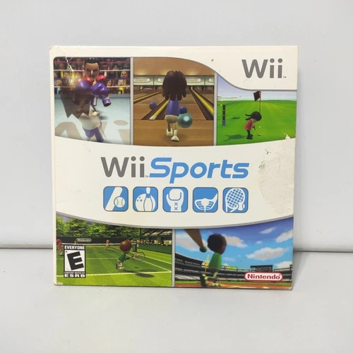 Wii Sports (Nintendo Wii) Sleeve & Game Tested & Works No Manual