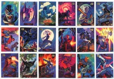 1994 FLEER MARVEL MASTERPIECES "HILDEBRANDT" 1-140 GOLD SIGNATURE COMPLETE SET