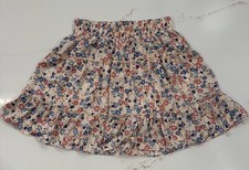 Altard State Floral Tiered Mini Skirt Cottagecore Boho USA Made Size S