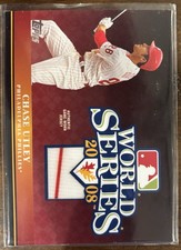 2009 Topps 2008 World Series Champion Phillies Relics Chase Utley 026/100 Jersey