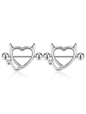 16G Brustwarzenpiercing Chirurgenstahl Nippelpiercing Barbell für Frauen Mann...