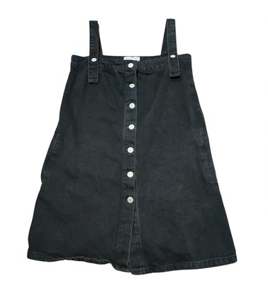 urban outfitters black denim dress Black Denim Dress from Urban Outfitters
