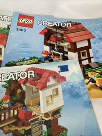 Lego Creator 31010 Bricks Pieces Manuals Incomplete Treehouse
