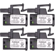  4-Pack A98L-0031-0026 3V PLC Battery for FANUC A02B-0309-K102 PN, 1750mAh