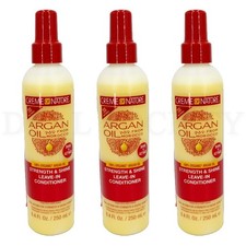 Creme of Nature Argan Oil Strength & Shine Leave-in Conditioner 8.4oz Lot of 3