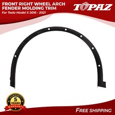 Front Right Wheel Arch Fender Molding Trim Fits For Tesla Model X 2016 - 2021 Front Right Wheel Arch Fender Molding Trim Fits For Tesla Model X 2016 - 2021