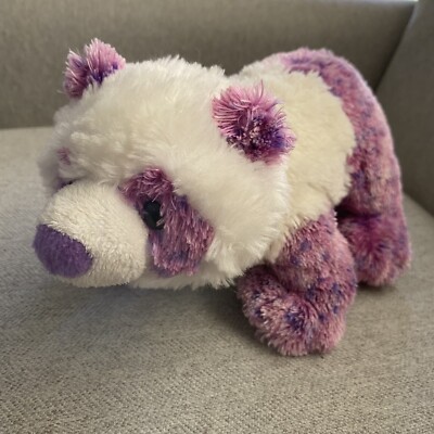 Ganz Webkinz PRETTY PANDA HM405 9” Plush Stuffed Animal Toy PURPLE