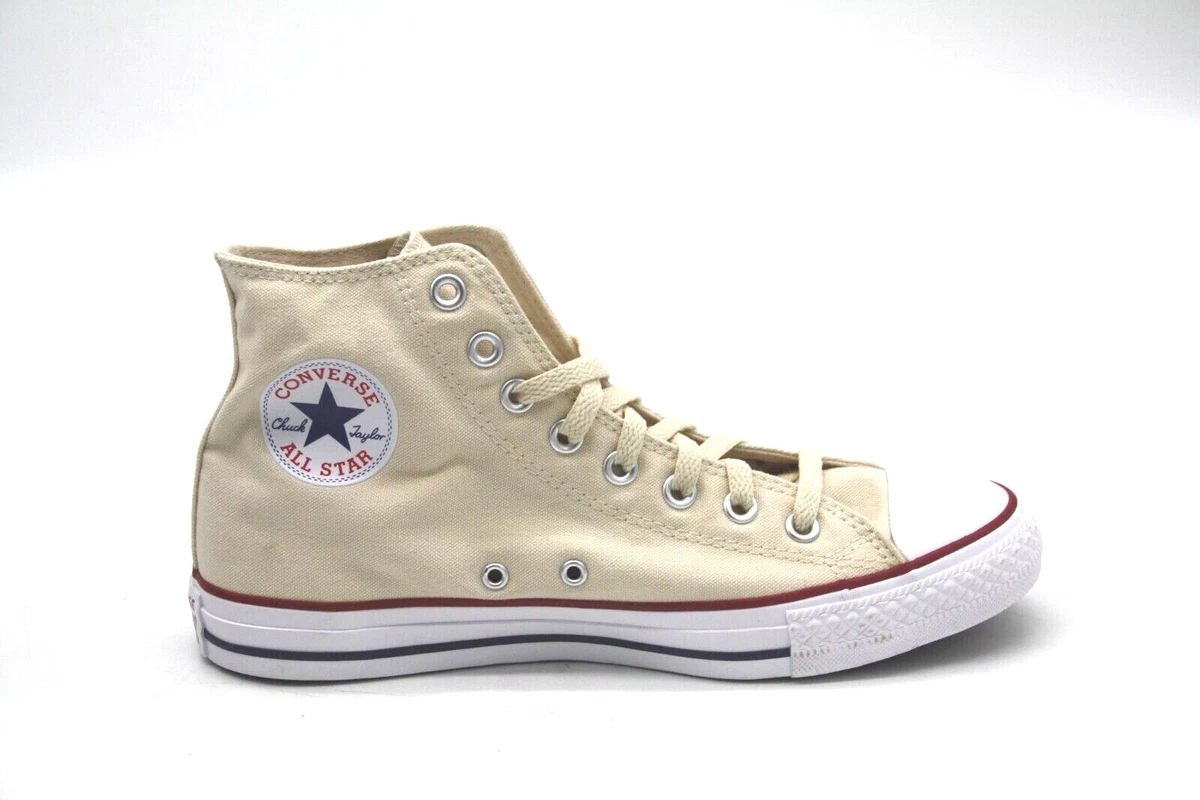 Cream colored converse high tops hot sale