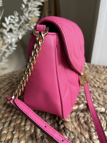Michael Kors Umhängetasche rosa gesteppt Leder klein - Bild 6 von 18