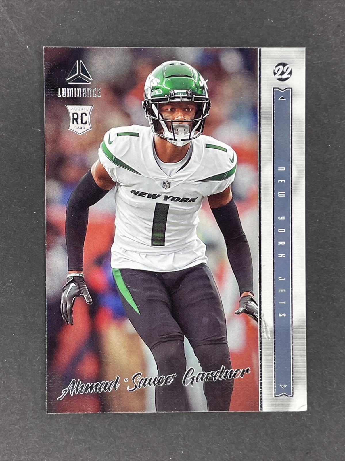 2022 Panini Chronicles Luminance Update Rookies #208 Ahmad "Sauce" Gardner