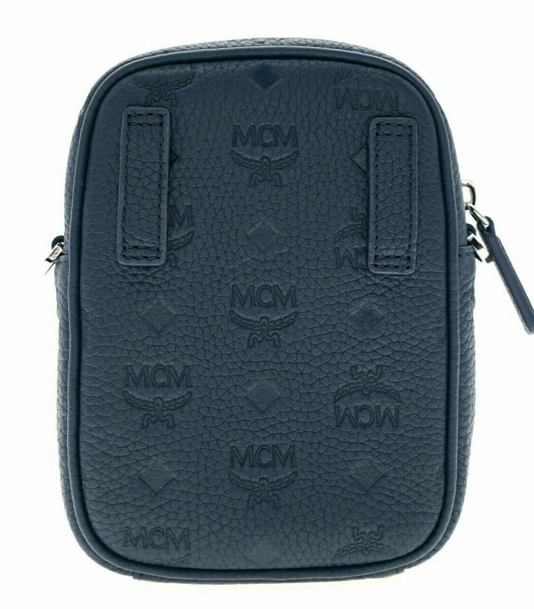 MCM Mini Tivitat Crossbody Belt Bag Black Monogram Leather New  MXZ9ABT27BK001