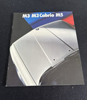1990 1991 BMW M5 M3 & M3 Conv't Big German Brochure E34 E30 M Euro Sales Catalog — photo 1
