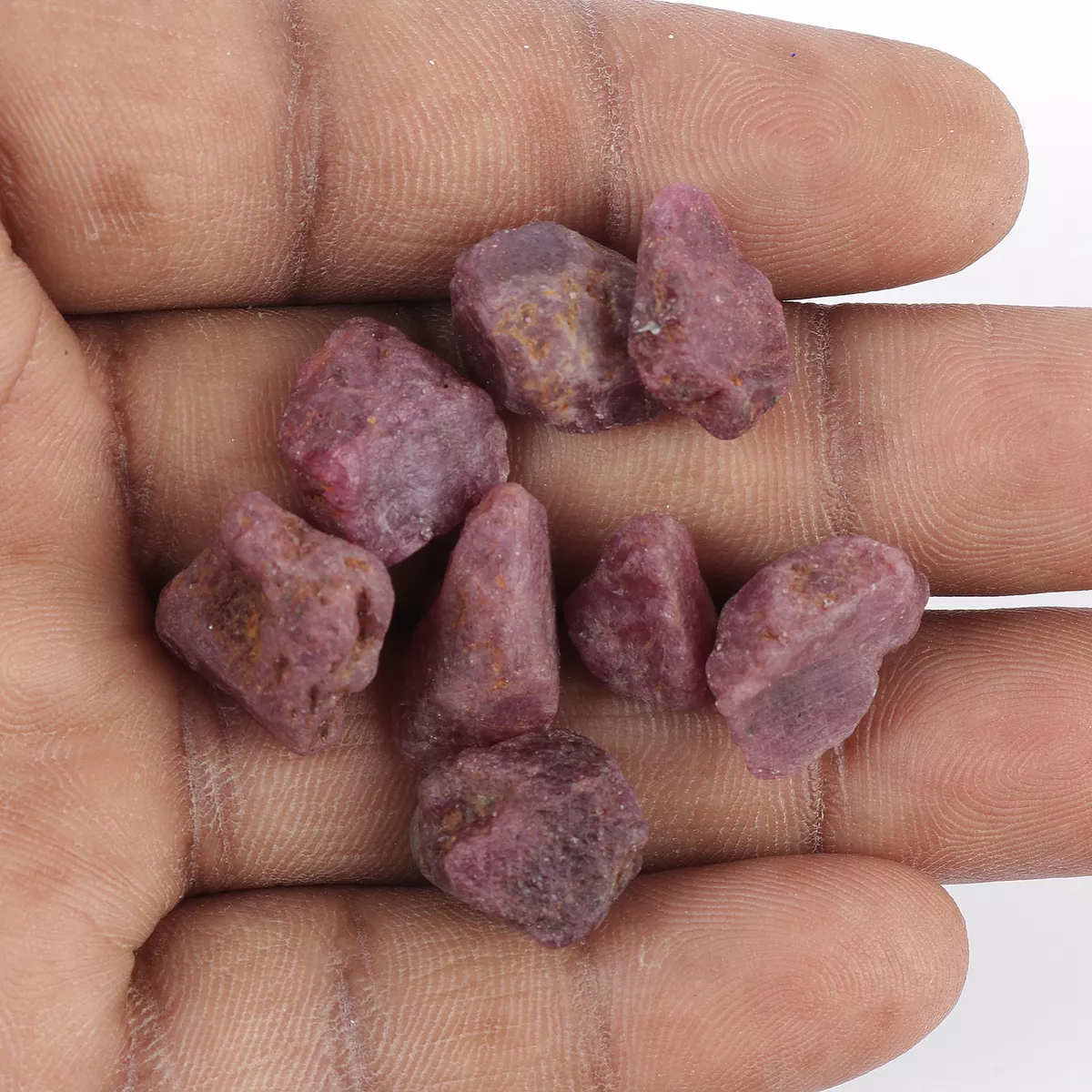 Natural Untreated Star Ruby Raw Rough Loose Healing Crystal Lot 100 CT 10 Pcs