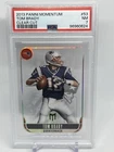 2013 Tom Brady Panini Momentum Clear Cut Case Hit Lowest PSA 7 Lowest PSA POP