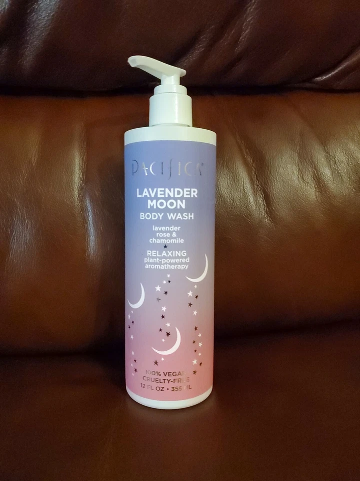 NEW Pacifica Lavender Moon Body Wash Lavender Rose Chamomile Relaxing 12 oz  - Image 2 of 4
