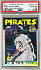 2021 Topps Chrome KeBryan Hayes #86BC16 (ROOKIE) PSA 10 GEM MINT (Low Pop: 56)