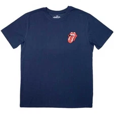 The Rolling Stones Mini Classic Tongue T-Shirt Blue New