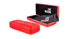 moschino glasses case red