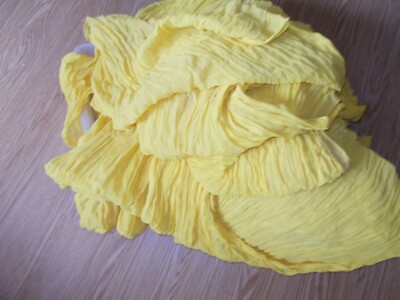 KW-527 58' Yellow Gold gauze typefabric 45'' Draping Wedding Decor