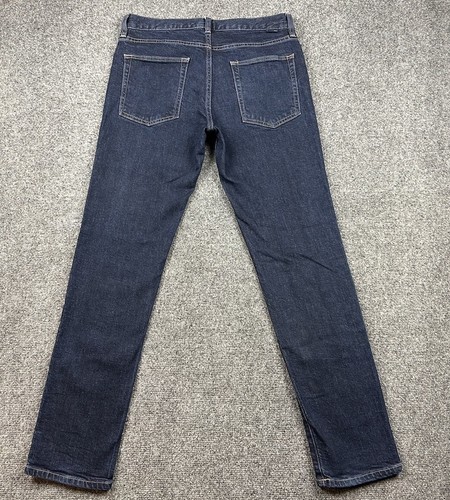 Outerknown Jeans Men's 31X32 Blue Sea Jeans Ambassador Slim Fit Dark Blue Denim - Picture 9 of 10