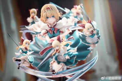 Touhou Project Alice Margatroid Puppets Matrix Unpainted Resin Figure GK Model