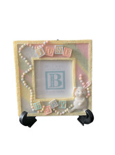 NEW Michel Company Baby Bunny June Photo Frame 4x4 Great Gift Unique