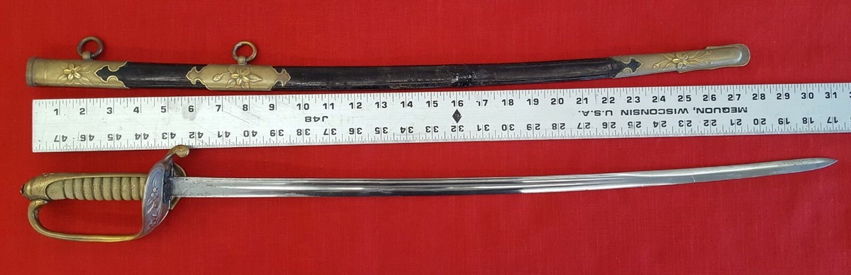Japanese Imperial Navy Model 1883 Officer's Sword | eBay