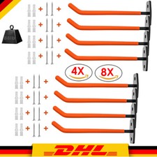 4/8X Autoreifen Wand Halter Haltebügel Reifen Felgen Haken Baum Regal Halterung~