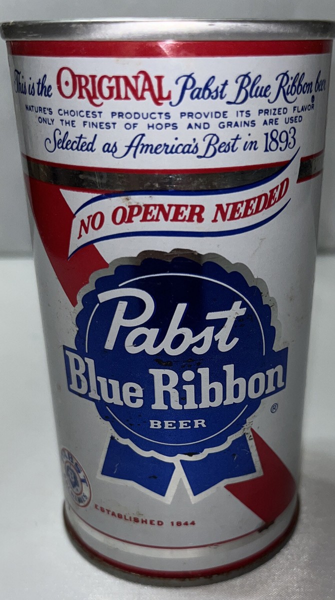 Pabst Blue Ribbon 12 Oz Pull Tab 60s/70s RARE Collectable. Man