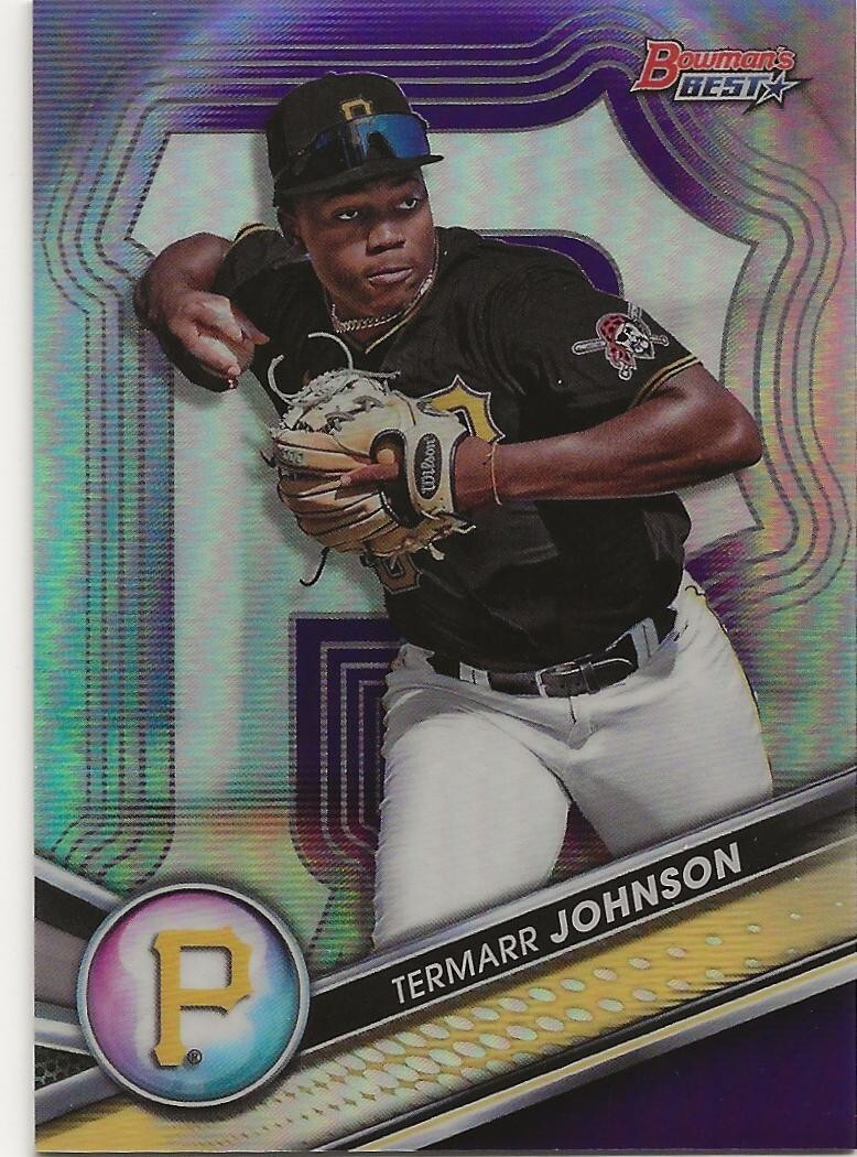 2022 Bowmans Best Purple Refractor Termarr Johnson 138/250 #TP-30