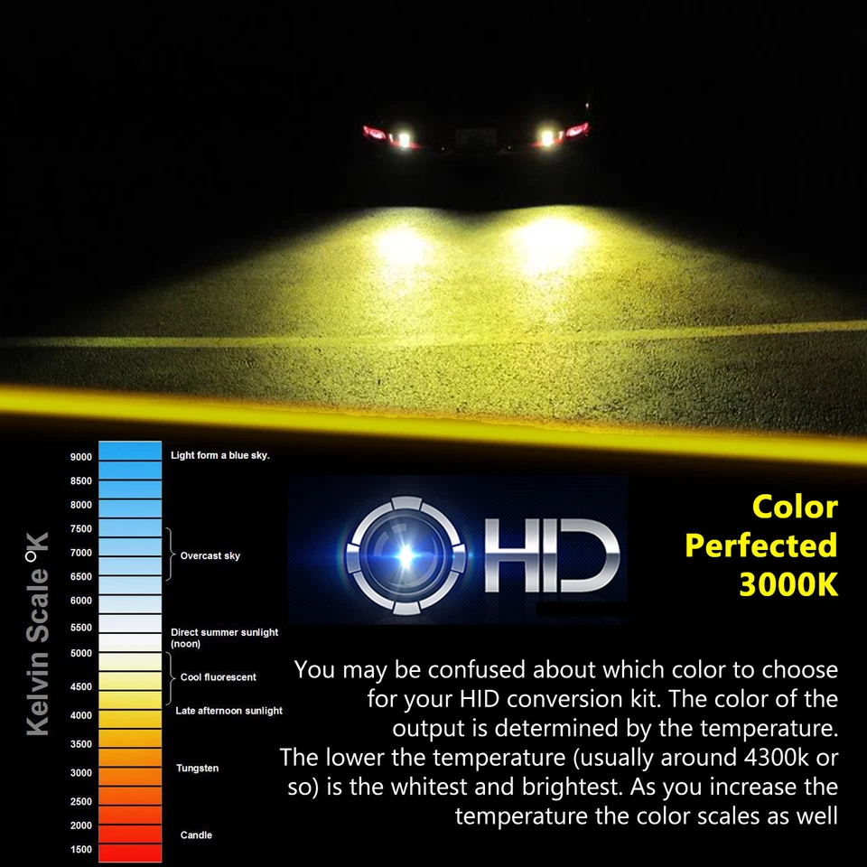 Kit antiniebla faros de xenón Autovizion HID 32000LM 55W para Chevrolet Tahoe Foto 4 de 4