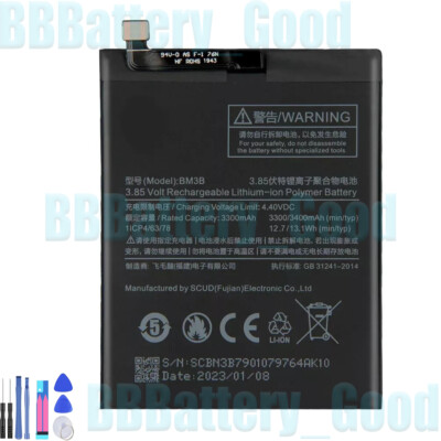 Replacement Battery For Xiaomi MIX2 MIX 2 BM3B MIX 2S Phone Batteries 3400mAh