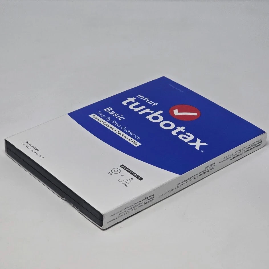 TurboTax Basic 2020 Desktop Tax Software, Federal Returns Only + Federal E-file  - Image 3 of 3