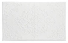 Hotel Collection Classic Textured Scroll Bath Rug 36x22  New