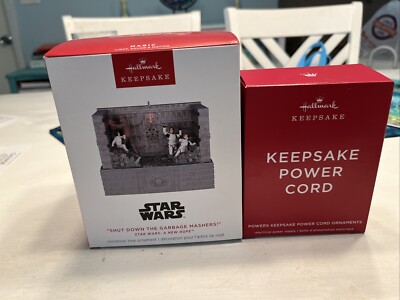 Hallmark 2024 Ornament SHUT DOWN THE GARBAGE MASHERS With Power Cord