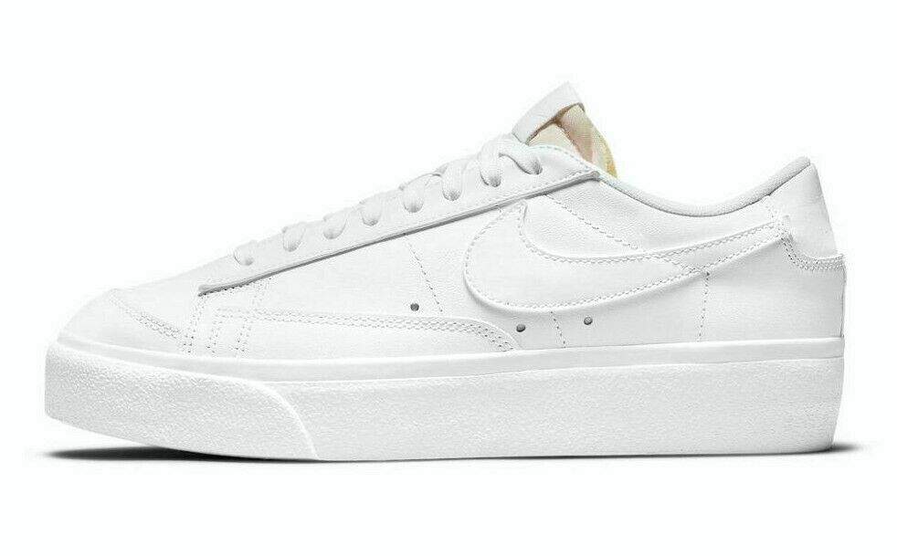 Nike Blazer Low Platform Triple White Sneakers Shoes DJ0292 Nike Blazer Low Platform Triple White Sneakers Shoes DJ0292
