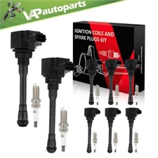 8 For 2017-2020 Nissan Titan 5.6L V8 Ignition Coil & Spark Plug UF812 UF813