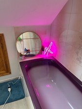 Luminaire vintage abat-jour vitrail verre design années 1970  Style Art Déco