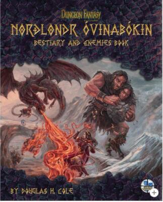 Nordlondr Ovinabokin: Bestiary and Enemies Book for GURPS Dungeon Fantasy RPG