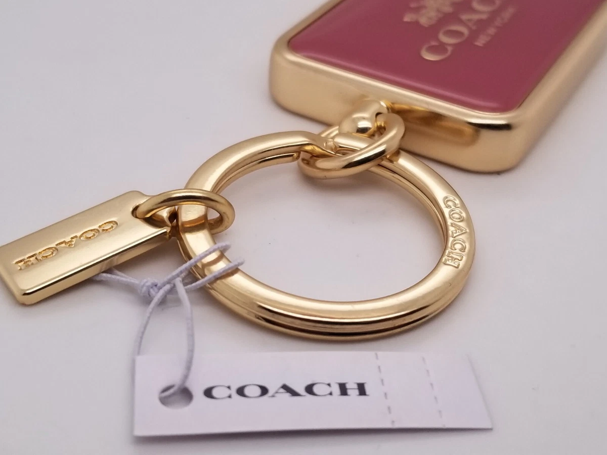 COACH Horse u0026 Carriage Bag Charm/keychain C4317 Gold Rouge | eBay