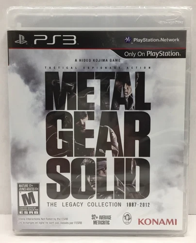 NEW sealed METAL GEAR SOLID Legacy Collection PLAYSTATION 3 ps3 NO ART BOOK